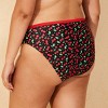 Women's Mid-Rise High Leg Cheeky Bikini Bottom - Wild Fable™ Cherry Print - 2 of 3