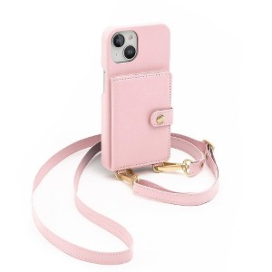 Bryten Silverlake Vegan Leather Wallet Crossbody Phone Case for iPhone 14 / iPhone 13 - 1 of 4