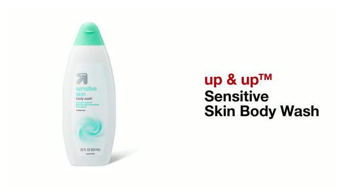 Sensitive Skin Body Wash - 22 fl oz - up &#38; up&#8482;, 2 of 6, play video