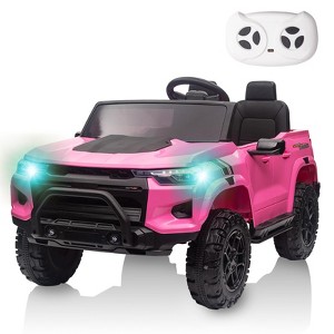24V Kids Ride On Truck Car with Remote Control,Kids Electric Vehicles with Spring Suspension, LED Lights - 1 of 4