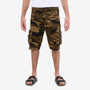 X RAY Men's Belted 12.5" Inseam Cargo Shorts,Camo Shorts(plus size shorts in available) - 1 of 4