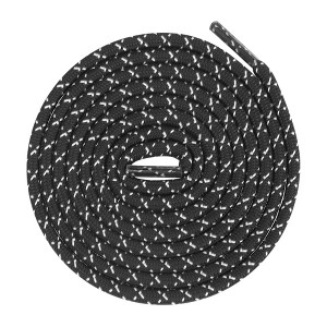 INSPIRE CHIC Round Cross Non-Slip Heavy Durable Outdoor Climbing Hiking Shoe Laces 2 Pairs - 1 of 4