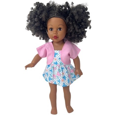 Doll Clothes Superstore Pink and Blue Butterfly Summer Dress with Jacket for 18 Inch Girl Dolls
