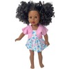 Doll Clothes Superstore Pink and Blue Butterfly Summer Dress with Jacket for 18 Inch Girl Dolls - 2 of 4