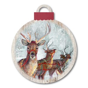 Woodland Friends Hanging Ornament Artboard - 1 of 2