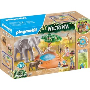 Playmobil Wiltopia Elephant at the Waterhole 71294 Playset 35pcs - 1 of 1