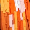 PartyWoo Crepe Paper Streamers Burnt Orange Pumpkin Ivory White 6 Rolls 492 ft 1.8 Inch x 82 Ft Roll - 2 of 4