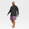 Men's  Long Sleeve Rash Guard Swim Shirt - Goodfellow & Co™ - 3 of 3