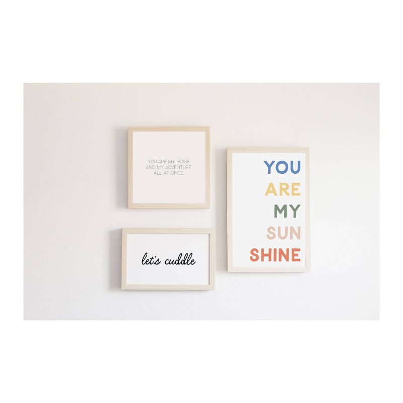 16&#34; x 24&#34; You are My Sunshine Kids&#39; Magnet Board Wall Art Natural/White - Petal Lane, 5 of 6