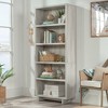 Sauder 71.969" Porto Palma 5 Shelf Bookcase Haze Acacia - 3 of 4