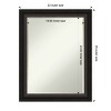 Amanti Art Trio Oil Rubbed Bronze Petite Bevel Bathroom Wall Mirror 28.5 x 22.5 in. - image 4 of 4