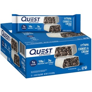 Quest Nutrition Hero Protein Bar - Crispy Cookies & Cream - 1 of 4