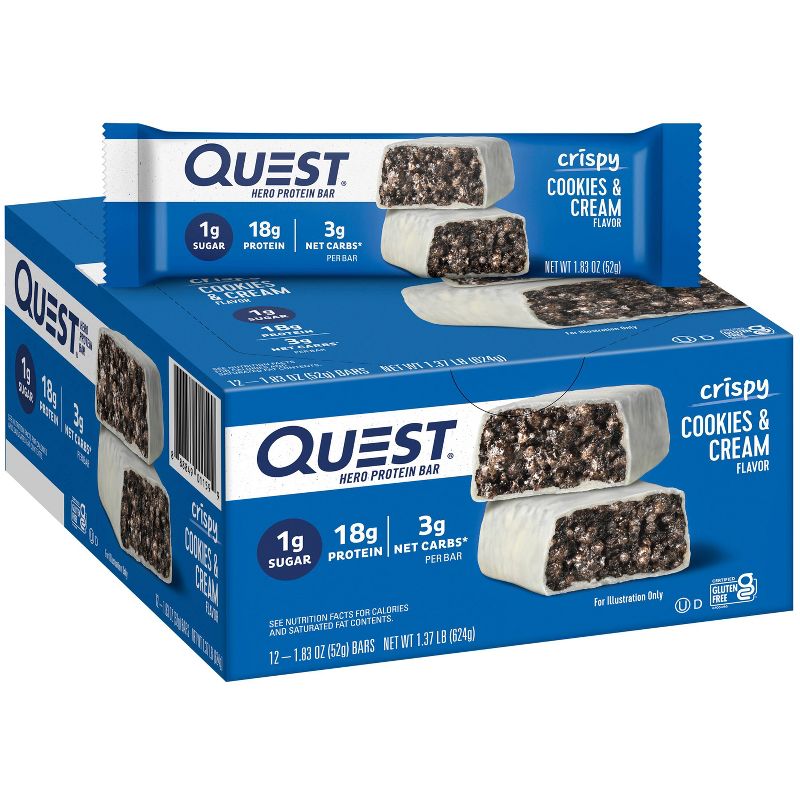 Quest Nutrition Hero Protein Bar - Crispy Cookies & Cream, 1 of 11