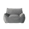 NicBex Bean Bag Chair,Velvet Beanbag Chair with Armrests,Adults Lounge Sofa,Comfy Chair for Living Room Bedroom - 2 of 4