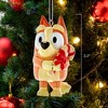 Kurt Adler Plastic Ornament for Christmas Tree, Bluey Bingo with Candy Cane - 2 of 2