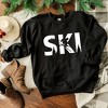 Simply Sage Market Women's Graphic Sweatshirt Ski With Trees - 3 of 4