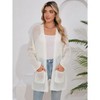 Clearlove Women Lightweight Cardigan Casual Knit Top Summer Beach Coverups - 3 of 4