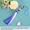 Unique Bargains Classic Bells DIY Craft Hanging Decoration Pendants with Tassels Blue 2 Pcs - 3 of 3
