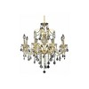 Elegant Lighting St. Francis 8 light Gold Chandelier Clear Royal Cut Crystal - 4 of 4