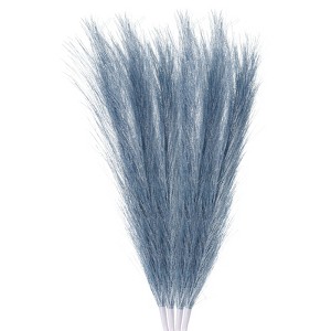 Unique Bargains Party Vase Wedding Decor Tall Fluffy Faux Pampas Grass - 1 of 4