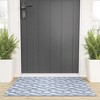 retrografika Sunny Summer Sky White Cartoon 36" x 24" Welcome Mat - Society6 - 2 of 3