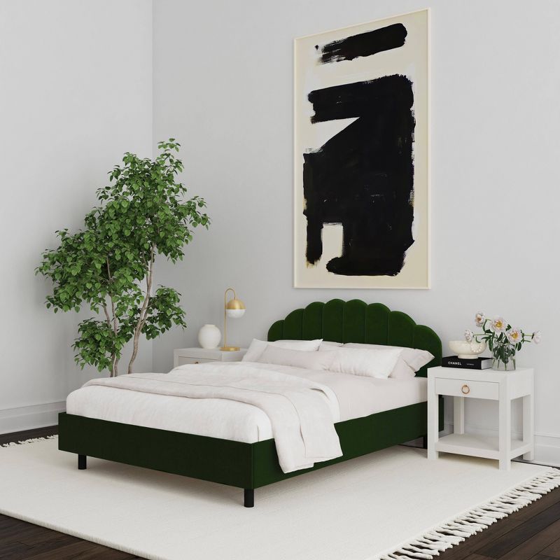 Emma Platform Bed in Luxe Velvet - Threshold™, 1 of 6
