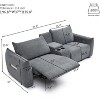 NicBex Couches for Living Room Loveseat Power Lift Sofa Home Theater Seat Upholstered Sleeper Couch Indoor Furniture with USB Power - 3 of 4