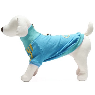 Gooby Track Shirt for Dogs, XSmall, Turquoise