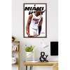 Trends International NBA Miami Heat - Bam Adebayo Feature Series 25 Framed Wall Poster Prints - 2 of 4