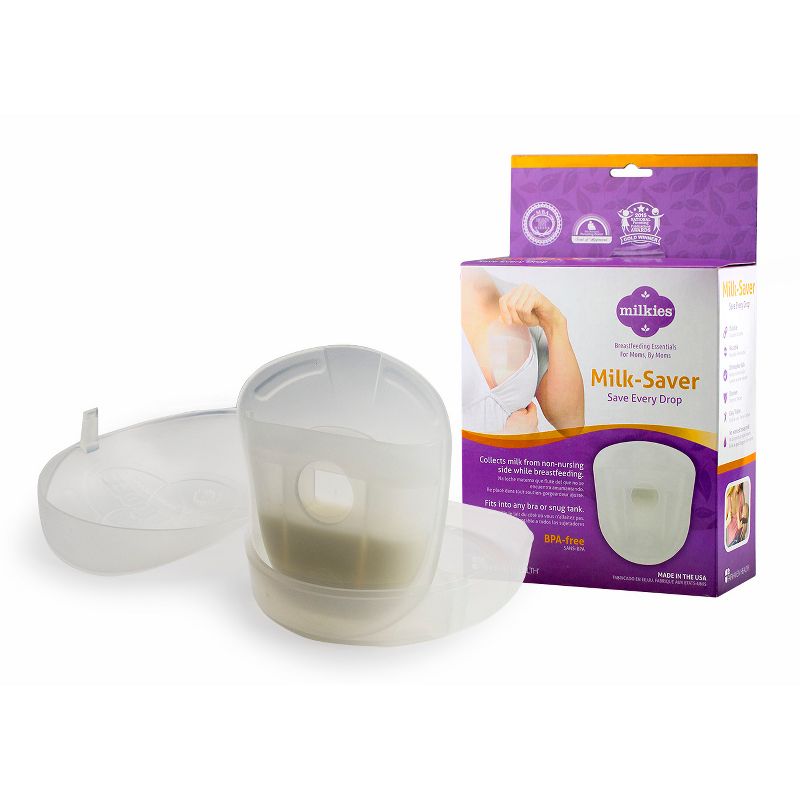 Milkies Milk-Saver Breast Milk Collector and Storage, 1 of 7
