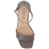 Journee Collection Women's Valenncia Wide Width SuperNatural Shades Open Square Toe Ankle Strap Sandals - 4 of 4