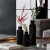 Creative Scents Matte Black  Vase Set - 3 of 4