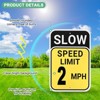 Unique Bargains Aluminum Weather Resistant Waterproof Rust Free Traffic Signs 1 Pc - 2 of 4