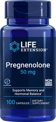 Pregnenolone 50mg by Life Extension  -  100 Capsule