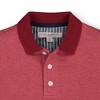 Hope & Henry Boys' Short Sleeve Pique Polo (Dark Red Heather, 3-6 Months) - 2 of 4