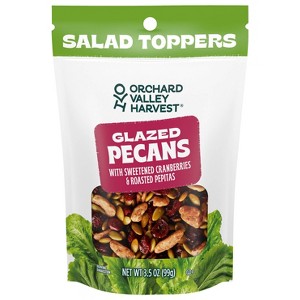 Orchard Valley Harvest Glazed Pecans Salad Toppers - 3.5oz - 1 of 4