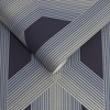 Lagom Geo Navy Blue and Rose Gold Geometric Paste the Wall Wallpaper - 3 of 4