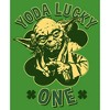Boy's Star Wars St. Patrick's Day Yoda Lucky One T-Shirt - 2 of 4