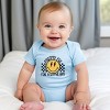 The Juniper Shop SmileyWorld Pretty Fly For A Little Guy Baby Short Sleeve Bodysuit - 3 of 4