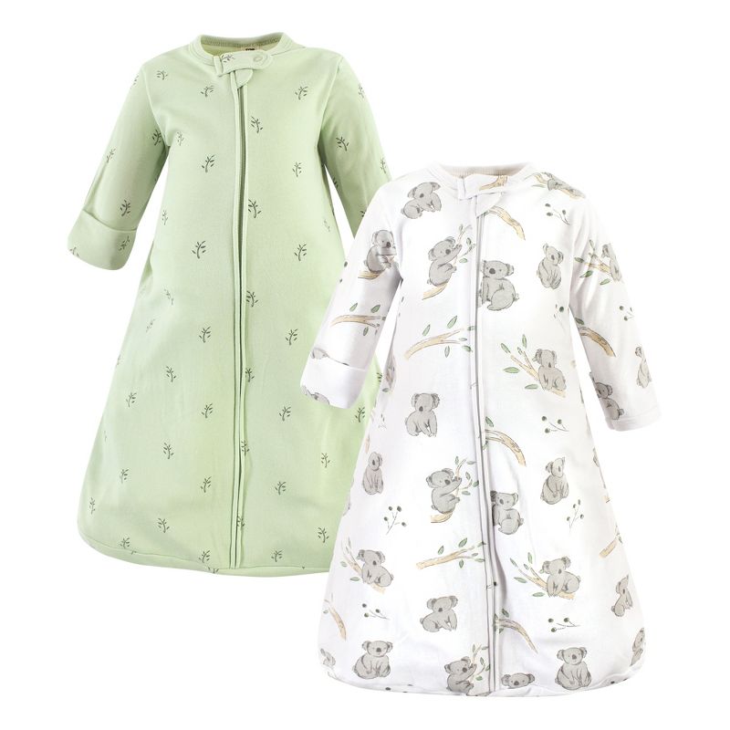 Hudson Baby Cotton Long-Sleeve Wearable Sleeping Bag, Sack, Blanket, Cuddly Koala Long Sleeve, 1 of 5
