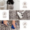 Area Rug Washable Rugs Vintage Floral Low Pile Area Rugs Non-Slip Backing Carpet for Bedroom - 4 of 4