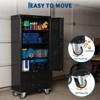 GustoWave 67" Metal Garage Storage Cabinet with Drawers & Lockable Wheels, Steel Tool Cabinet Organizer with Adjustable Shelves, Locking Doors - 4 of 4