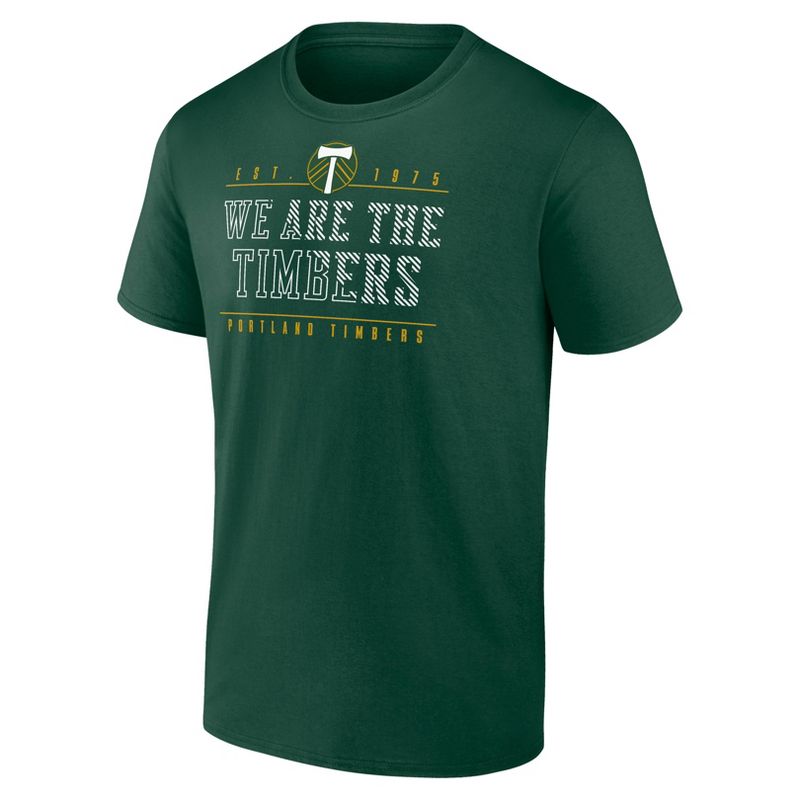MLS Portland Timbers Men&#39;s Short Sleeve Pitch Core T-Shirt, 2 of 4