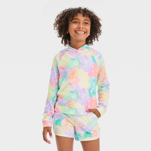 Girls tie dye store sweatshirt