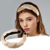 Unique Bargains Women's Thick Braided Velvet Headband Hairband Accessories 1.2 Inch Wide 1 Pc - 2 of 4
