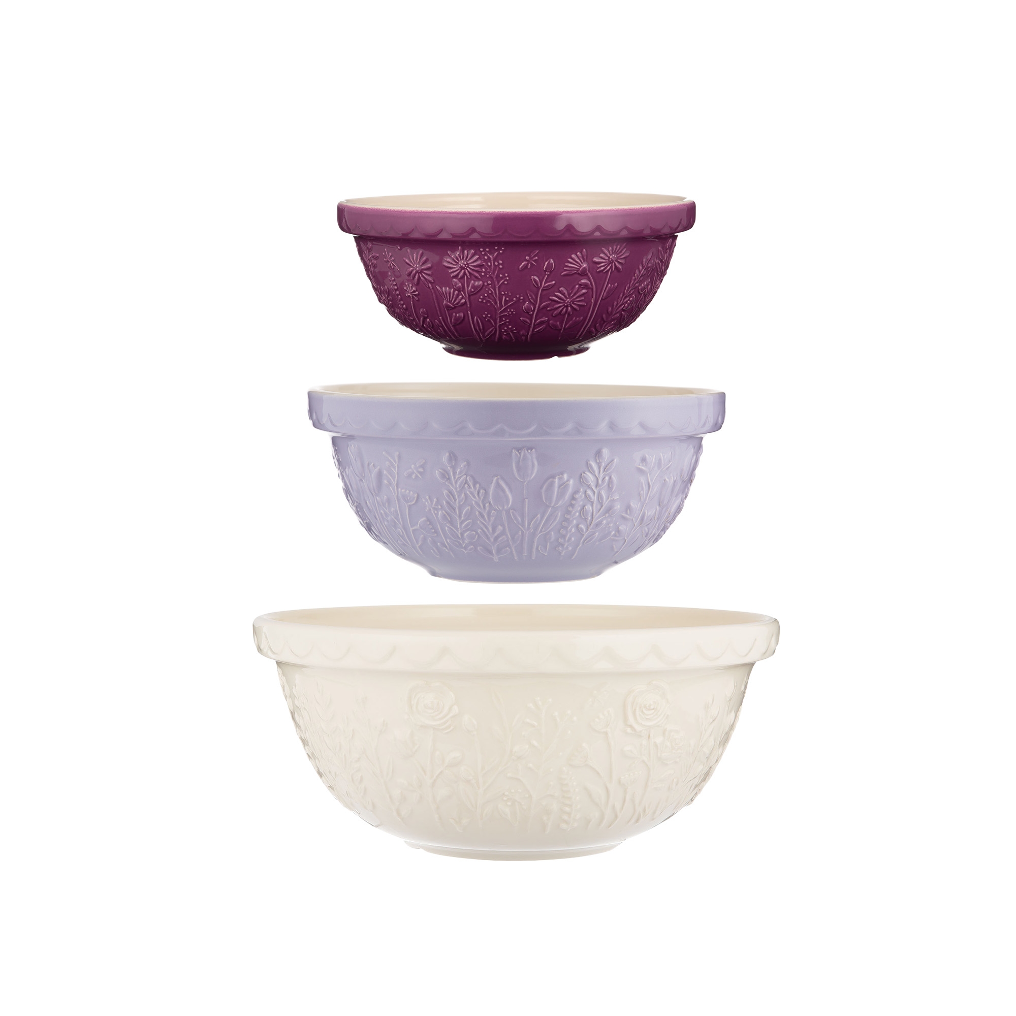 Mason Cash In The Meadow Size 12, Size 18, Size 24 Mixing Bowl Set of 3