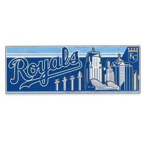 MLB Kansas City Royals Baseball Tradition Wood Sign Panel - 1 of 4