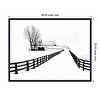 30"x23" Amanti Art Winter Horse Barn by Jasmine Framed Canvas Wall Art - 4 of 4