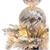 Holiday Living 3FT Pre-lit Silver Finial Decorative Potted Porch Tree - 2 of 3