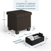 Nestl Storage Ottoman Bench with Storage Bins, Rectangular Storage Bench - image 3 of 4